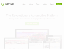 Tablet Screenshot of mattaki.com